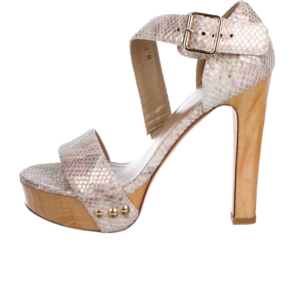 Stuart Weitzman Metallic Sandals